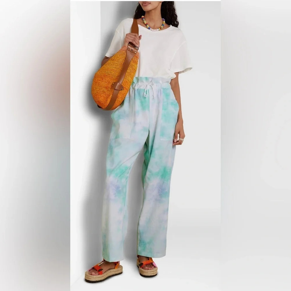 ! PARADISED
Piper tie-dyed cotton-twill straight-leg pants